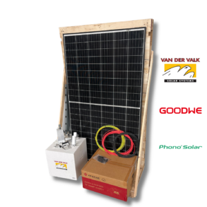 Complete installatie - 48 gebruikte zonnepanelen - 15.8kW - 3 fase