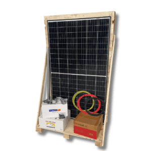 Complete installatie - 6 gebruikte zonnepanelen - 2kW - 1 fase