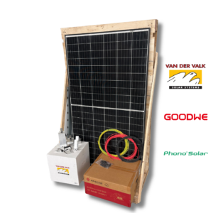 Complete installatie - 24 gebruikte zonnepanelen - 7.9kW - 3 fase